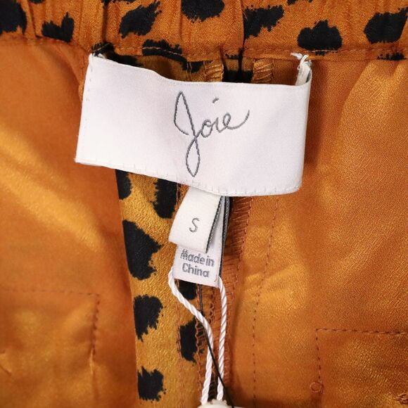 Joie Pants Womens Small Animal Print Pull On Lounge Wear Mob Wife Pockets New - Picture 3 of 14